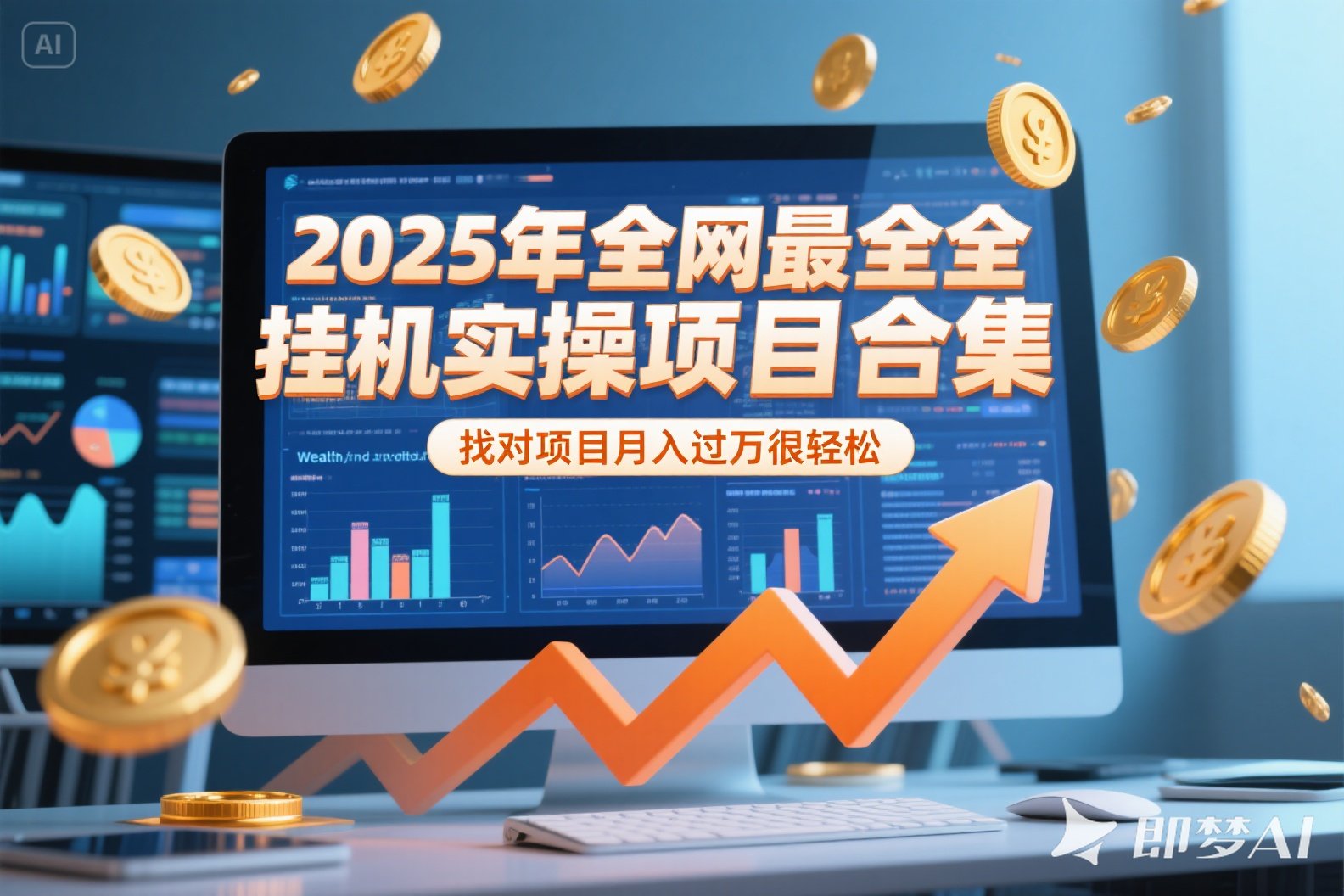 2025年挂机实操项目实操演练，挂机类型，AI直播类型，轻资产创业类型...-Zv头条