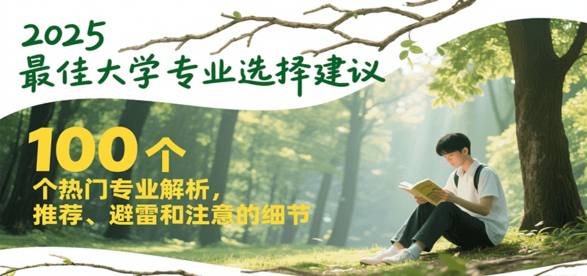 2025最佳大学专业选择建议，100个热门专业解析，推荐、避雷和注意的细节-Zv头条