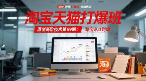 淘宝天猫打爆班原创高阶技术第69期：淘宝从0到爆-Zv头条