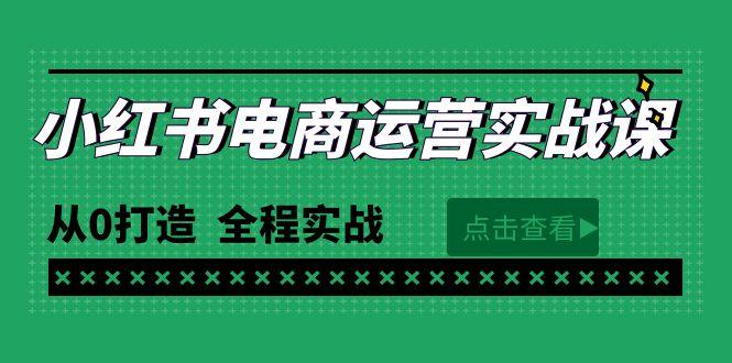 (9946期)最新小红书·电商运营实战课，从0打造  全程实战(65节视频课)-Zv头条