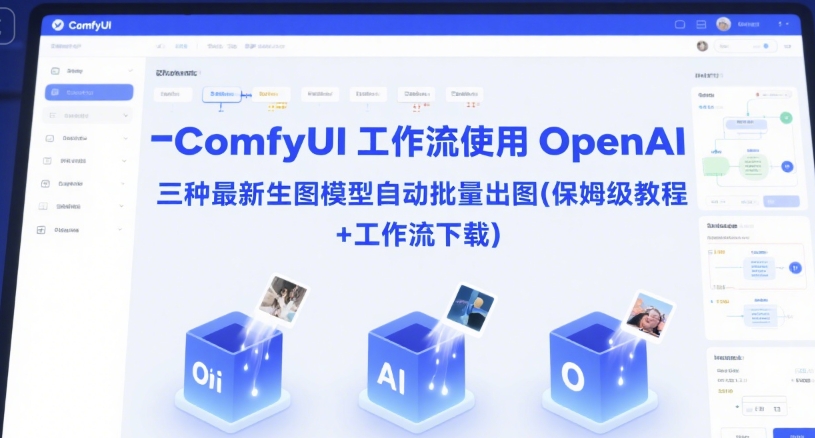ComfyUI 工作流使用 OpenAI 三种最新生图模型自动批量出图(保姆级教程+工作流下载)-Zv头条