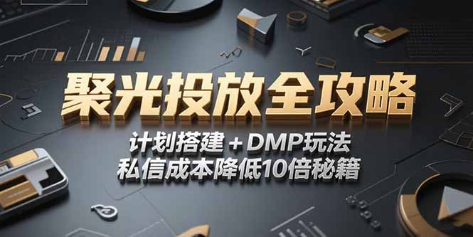 2025小红书聚光投放全攻略，计划搭建+DMP玩法，私信成本降低10倍秘籍-Zv头条