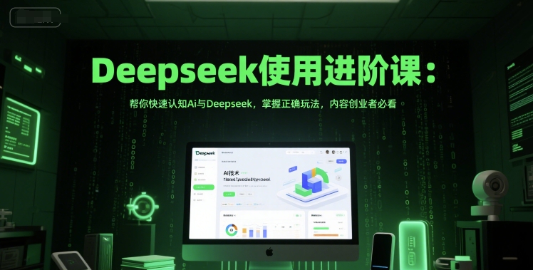 Deepseek使用进阶课：帮你快速认知Ai与Deepseek，掌握正确玩法，内容创业者必看-Zv头条