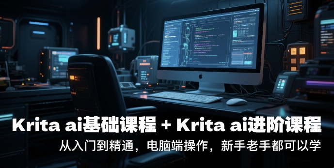 krita ai基础课程+Krita ai进阶课程，从入门到精通，电脑端操作，新手老手都可以学-Zv头条
