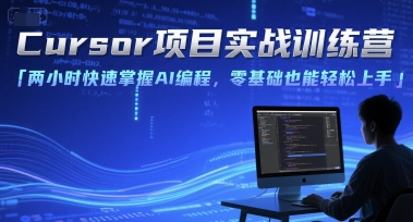 Cursor项目实战训练营，两小时快速掌握AI编程，零基础也能轻松上手-Zv头条