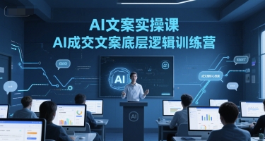 AI文案实操课，AI成交文案底层逻辑训练营-Zv头条