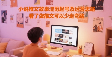小说推文故事混剪起号及运营思路，看了做推文可以少走弯路-Zv头条